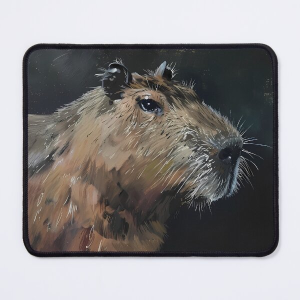 Item preview, The Noble Capybara designed and sold by LivingArtClips.