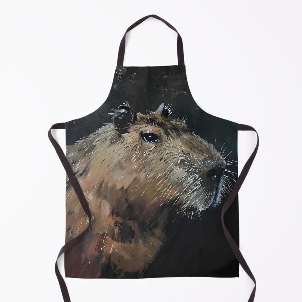 Item preview, The Noble Capybara designed and sold by LivingArtClips.