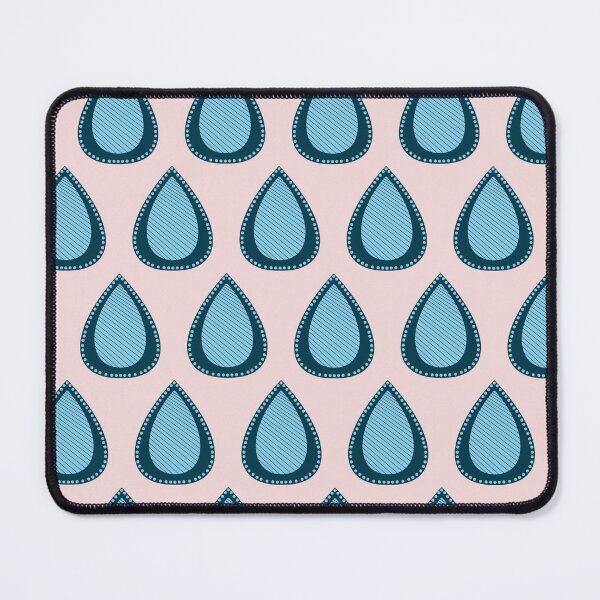 Item preview, Blue Tear Drops on Pink designed and sold by Celeste Bocchicchio-Chaudhri.