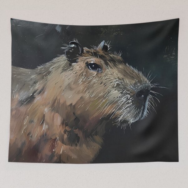 Item preview, The Noble Capybara designed and sold by LivingArtClips.