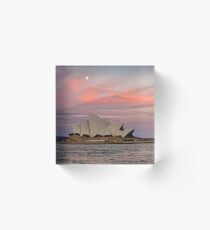 utzon sunset Acrylic Block