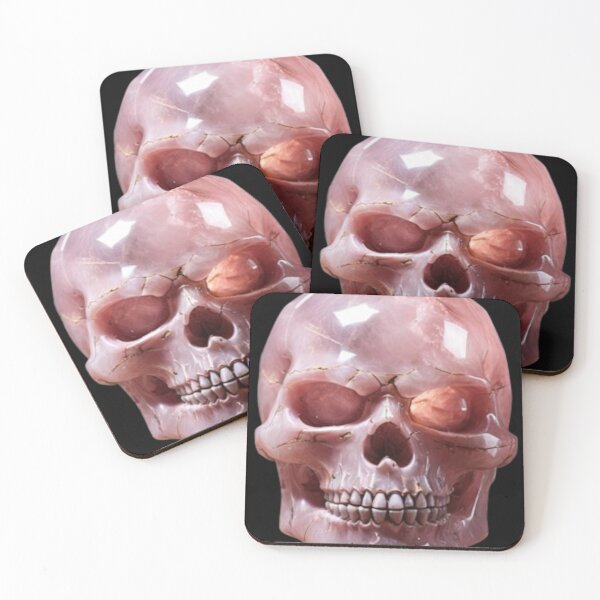 Item preview, Crystal Skull (Rose Quartz) designed and sold by Zendragon-Store.