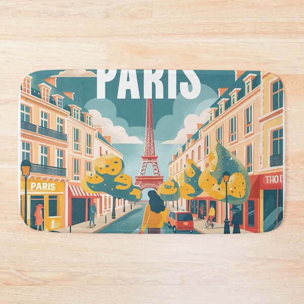 Item preview, =Paris Cityscape Illustration designed and sold by nomiraclehere.