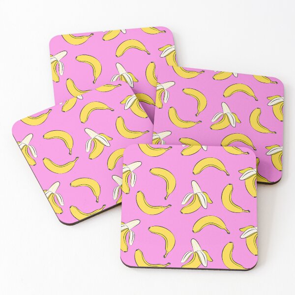 Item preview, Bananas on hot pink designed and sold by littlearrow.