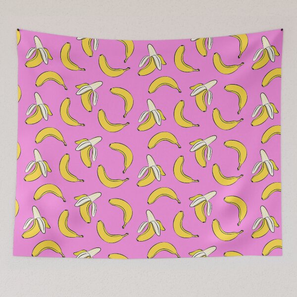 Item preview, Bananas on hot pink designed and sold by littlearrow.