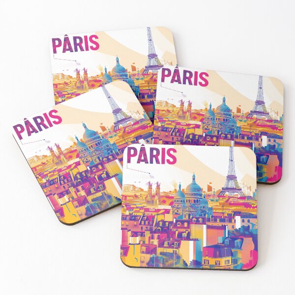 Item preview, =Paris Cityscape Illustration designed and sold by nomiraclehere.