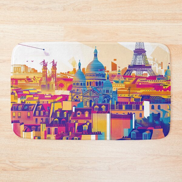 Item preview, =Paris Cityscape Illustration designed and sold by nomiraclehere.