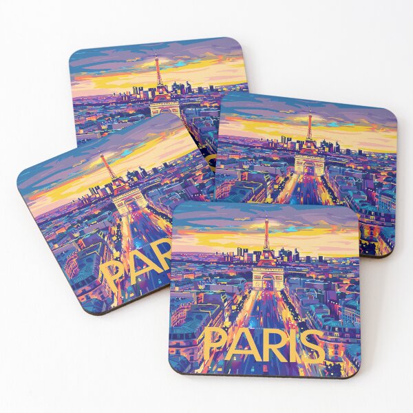 Item preview, =Paris Cityscape Illustration designed and sold by nomiraclehere.
