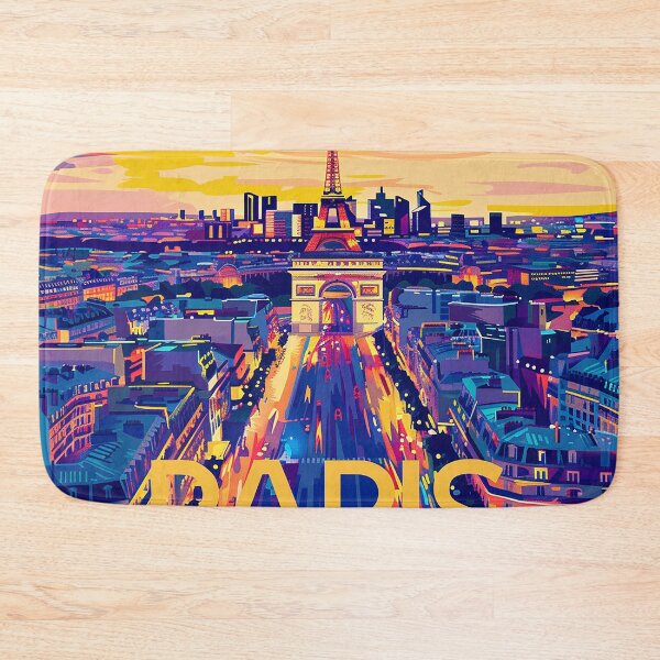 Item preview, =Paris Cityscape Illustration designed and sold by nomiraclehere.