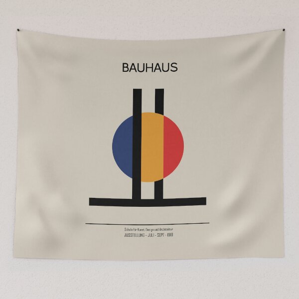 Item preview, Copy of Copy of Bauhaus 1919 inspired artwork, Exhibition Poster, Modern Art Bauhaus designed and sold by Gui Furtado.