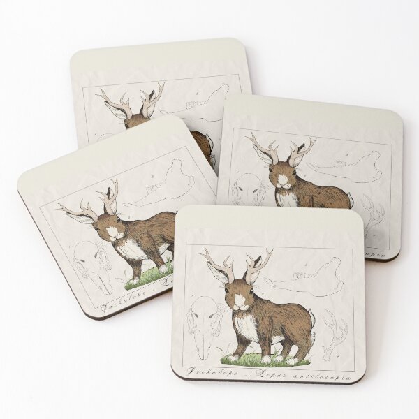 Item preview, Jackalope Scientific Illustration designed and sold by Chaosauce.