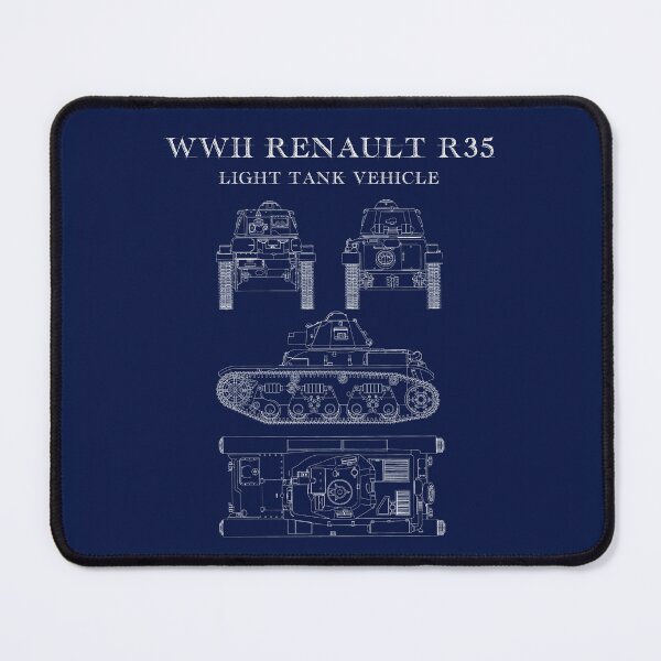 Item preview, Blueprints French Tank World War 2 designed and sold by Blok45.