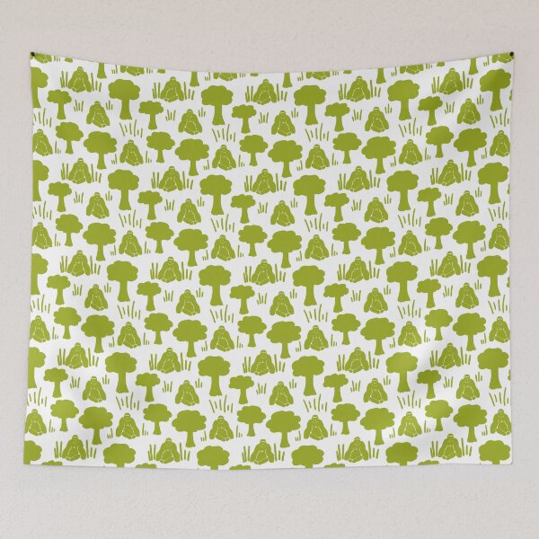 Item preview, Green Gorilla Forest Pattern designed and sold by PerpetualPanic.