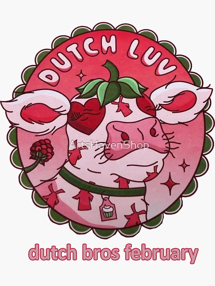 Hot Dutch Bros Sticker -Very Rare-