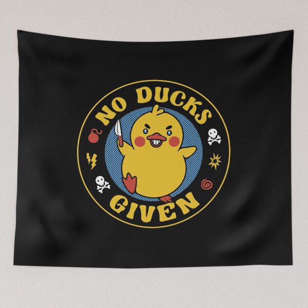 Item preview, No Ducks Given - Violent Duck Seal by Tobe Fonseca designed and sold by Tobe Fonseca®.