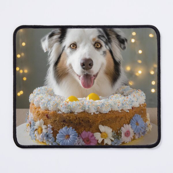 Item preview, Australian Shepherd in Lamington Australian cake designed and sold by toppopin.
