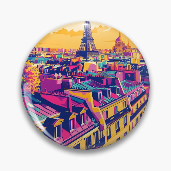 Item preview, =Paris Cityscape Illustration designed and sold by nomiraclehere.