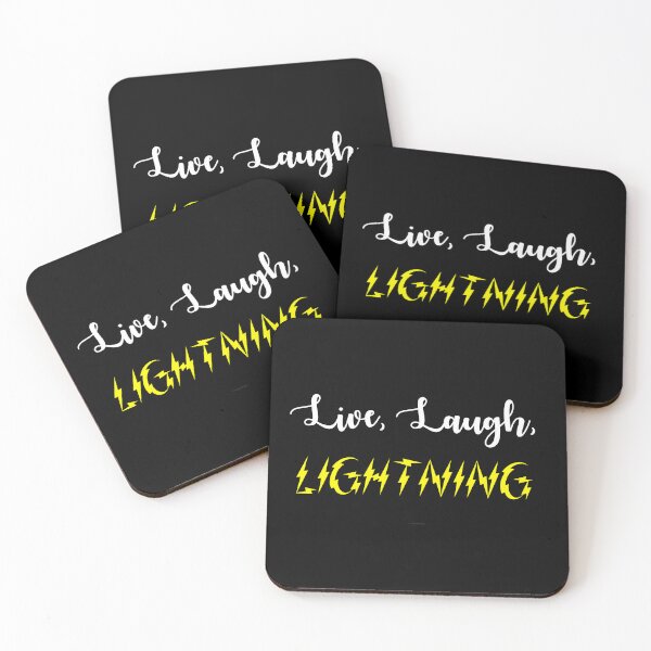 Item preview, Live, Laugh, Lightning Bolts designed and sold by Logo-A-GoGo.