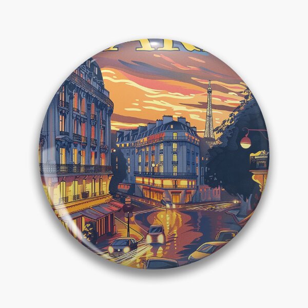 Item preview, =Paris Cityscape Illustration designed and sold by nomiraclehere.