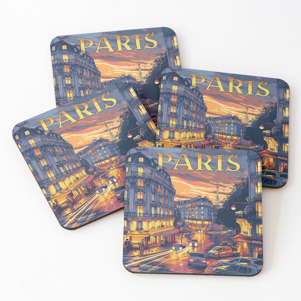 Item preview, =Paris Cityscape Illustration designed and sold by nomiraclehere.