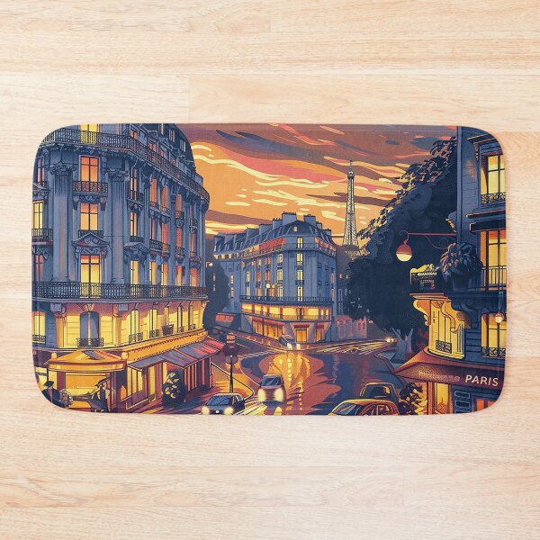 Item preview, =Paris Cityscape Illustration designed and sold by nomiraclehere.