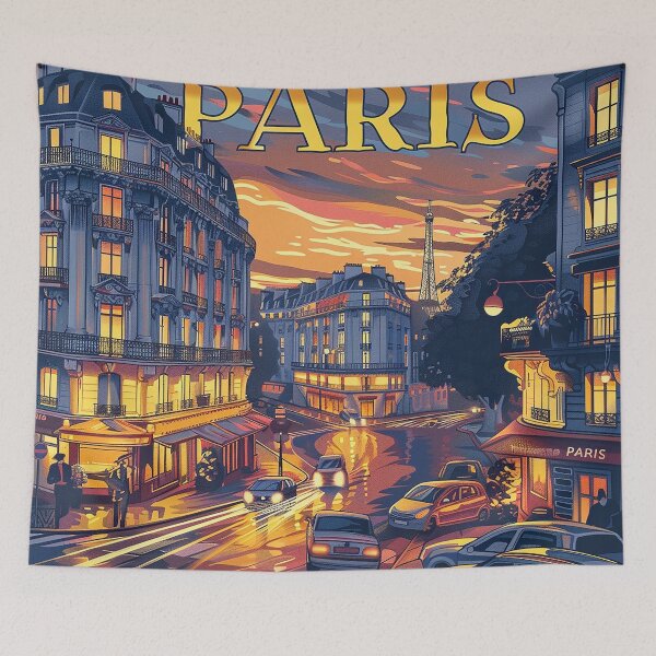 Item preview, =Paris Cityscape Illustration designed and sold by nomiraclehere.