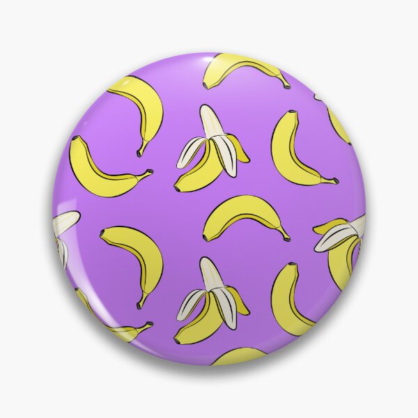 Item preview, Bananas on purple designed and sold by littlearrow.
