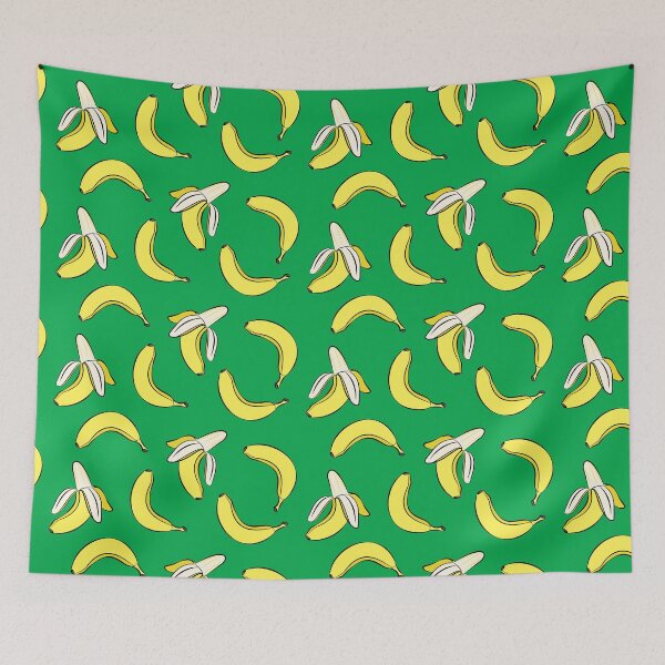 Item preview, Bananas on green designed and sold by littlearrow.