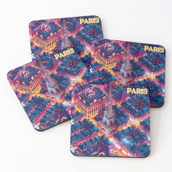 Item preview, =Paris Cityscape Illustration designed and sold by nomiraclehere.