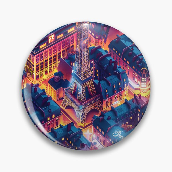 Item preview, =Paris Cityscape Illustration designed and sold by nomiraclehere.