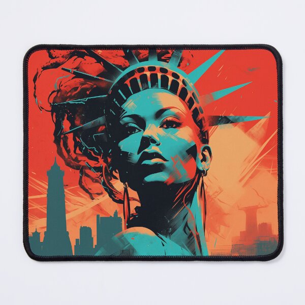 Item preview, Liberty Reimagined | Hyperspace Noir with a Twist of Tradition designed and sold by FairX.