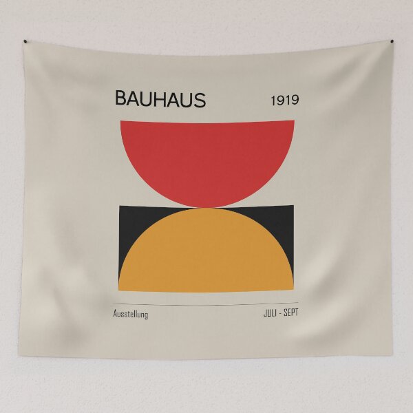 Item preview, Copy of Copy of Copy of Bauhaus 1919 inspired artwork, Exhibition Poster, Modern Art Bauhaus designed and sold by Gui Furtado.