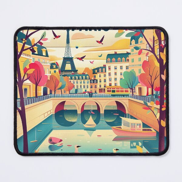 Item preview, =Paris Cityscape Illustration designed and sold by nomiraclehere.