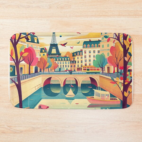 Item preview, =Paris Cityscape Illustration designed and sold by nomiraclehere.