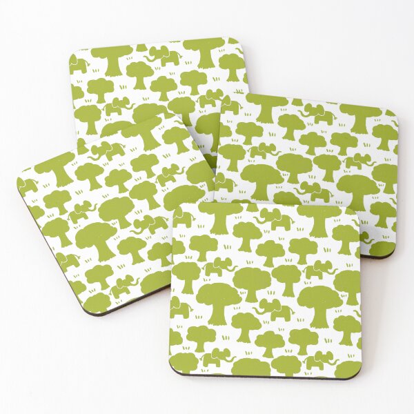 Item preview, Green Elephant Forest Pattern designed and sold by PerpetualPanic.