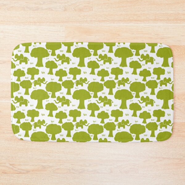 Item preview, Green Elephant Forest Pattern designed and sold by PerpetualPanic.