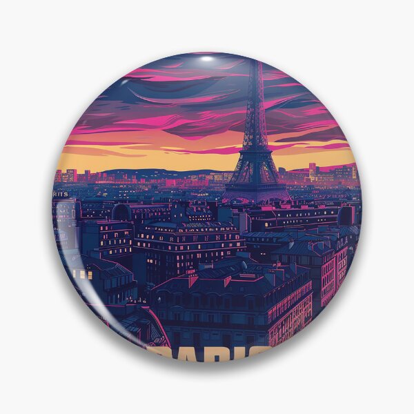 Item preview, =Paris Cityscape Illustration designed and sold by nomiraclehere.