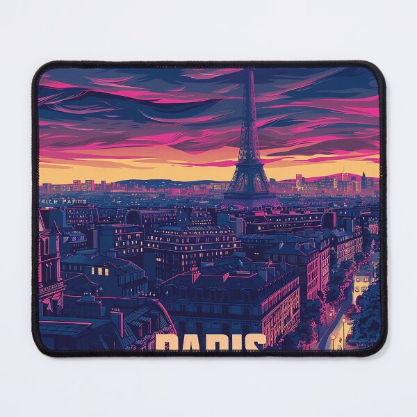 Item preview, =Paris Cityscape Illustration designed and sold by nomiraclehere.