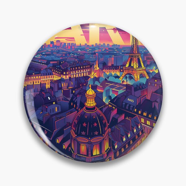 Item preview, =Paris Cityscape Illustration designed and sold by nomiraclehere.