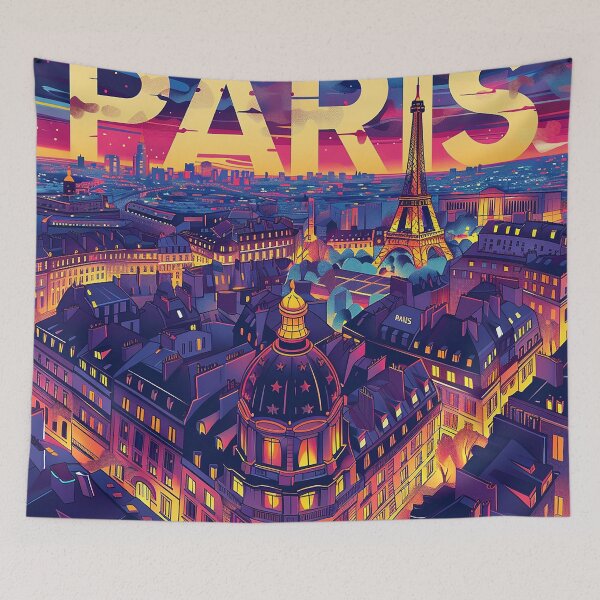Item preview, =Paris Cityscape Illustration designed and sold by nomiraclehere.