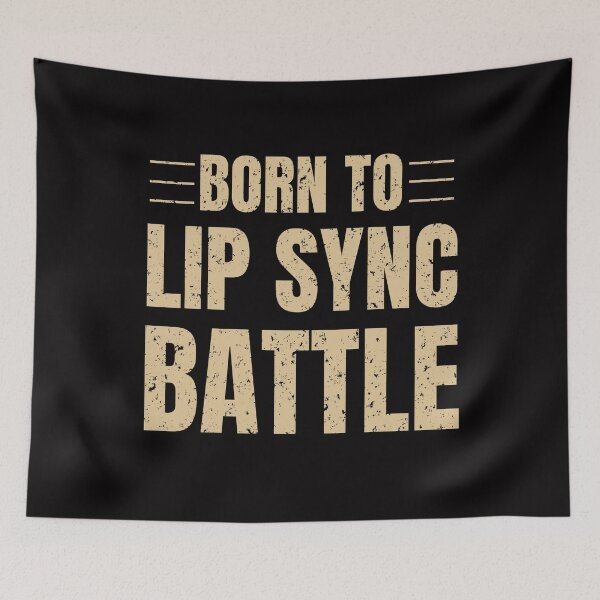 Item preview, Born To Lips Sync Battle Vintage Music Lover Gifts designed and sold by ManiaGrania.