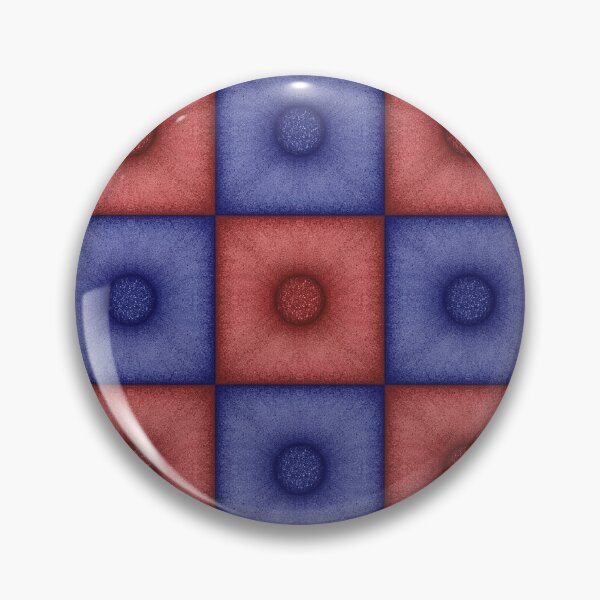 Item preview, Chess pattern from "Pouf" tiles the color of sapphire and burnt umber color designed and sold by Cherevan.
