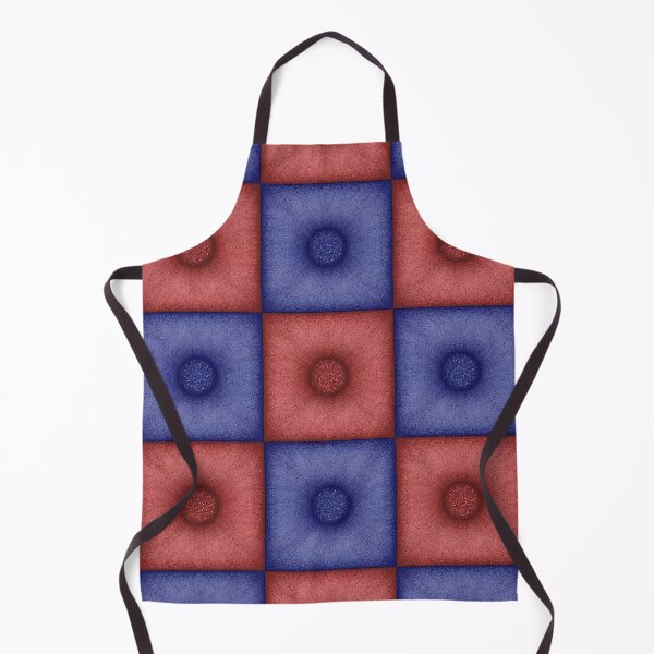 Item preview, Chess pattern from "Pouf" tiles the color of sapphire and burnt umber color designed and sold by Cherevan.