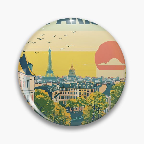 Item preview, =Paris Cityscape Illustration designed and sold by nomiraclehere.