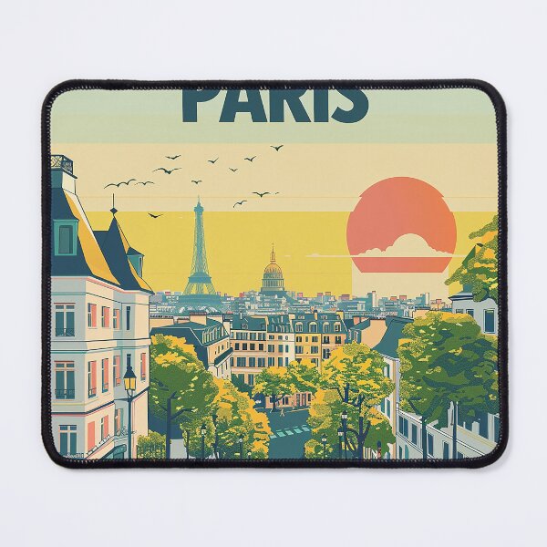 Item preview, =Paris Cityscape Illustration designed and sold by nomiraclehere.