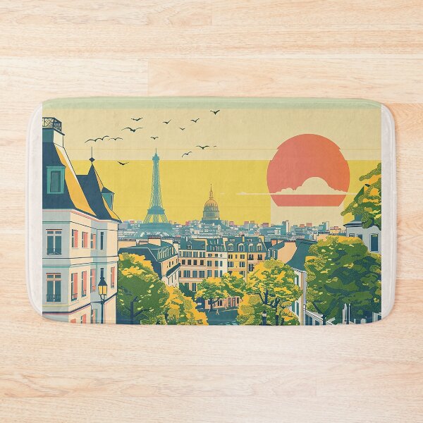 Item preview, =Paris Cityscape Illustration designed and sold by nomiraclehere.
