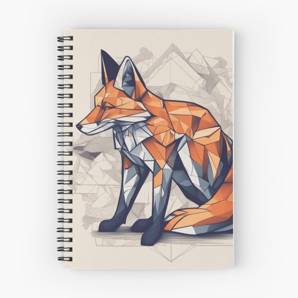 Item preview, Retrato de zorro Diseño geométrico / Diseño animal geométrico designed and sold by GeometricPets.