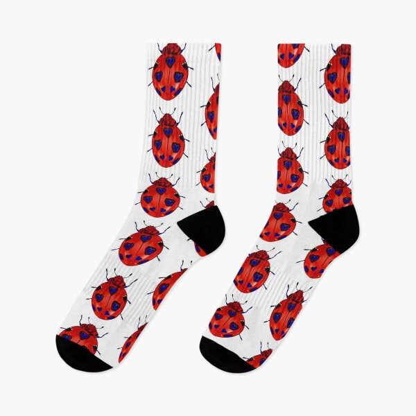 Item preview, Red and blue ladybug designed and sold by clarazen.