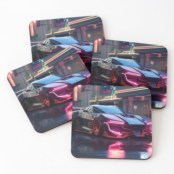 Item preview, Pink Neon Street Racer designed and sold by Imindigenous.