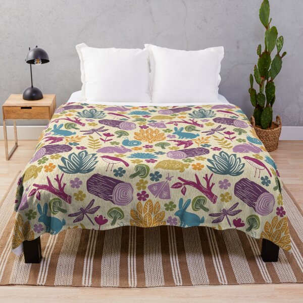Item preview, Spring Forest Floor on Cream designed and sold by DuckyRubin.